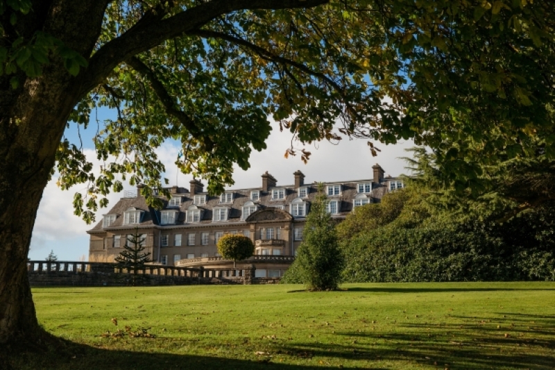 Gleneagles hotel and grounds